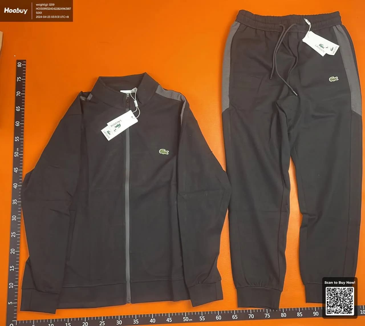 Lacoste tracksuit - KakoBuy Spreadsheet