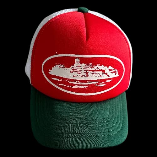 Corteiz cap trucker Red/Green