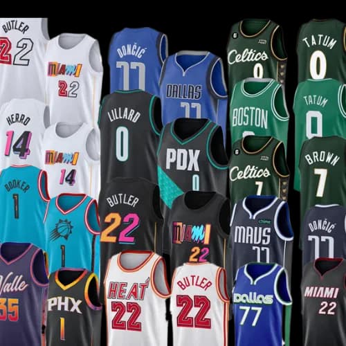 NBA Jersey Tanktop Heat - Lone Ranger - Mavericks - Suns -  (80 Colorways)