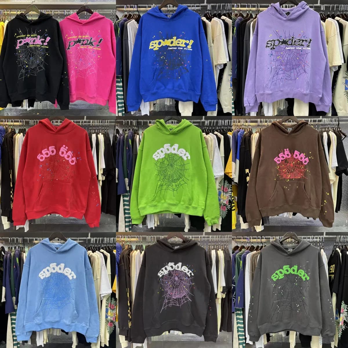 sp5der hoodie (36 colorways) - Image 2