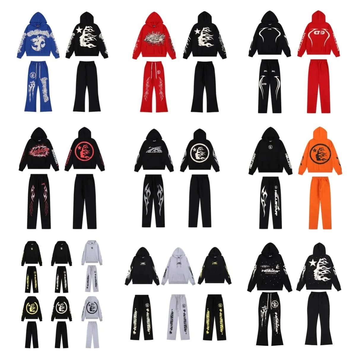 Hellstar hooded sweatshirt pants (5)