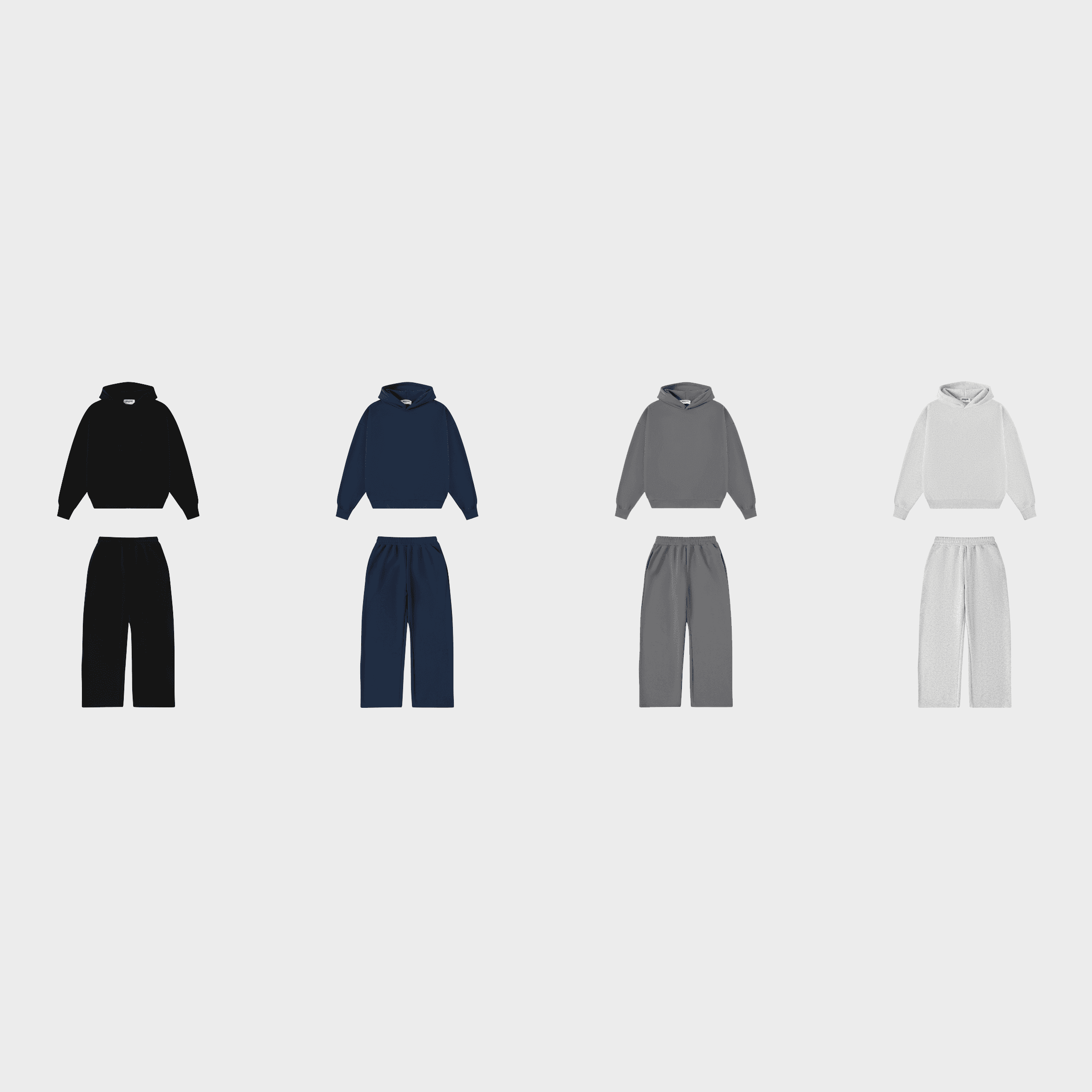 500gsm Union Kingdom Poly Fleece Exclusive Laminated Fabrics Oversize Blank Tracksuits