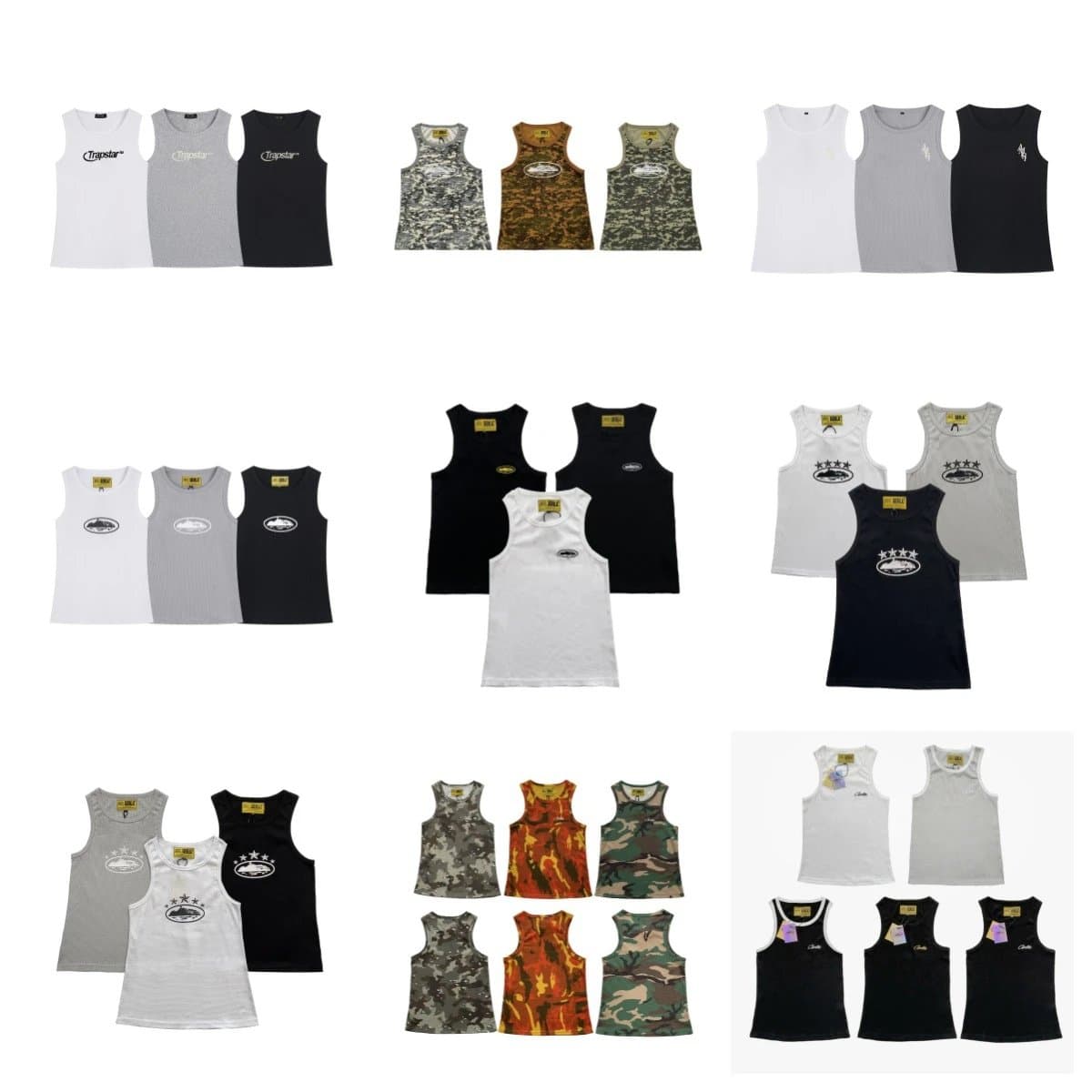 Camo Print Streetwear Tank Top